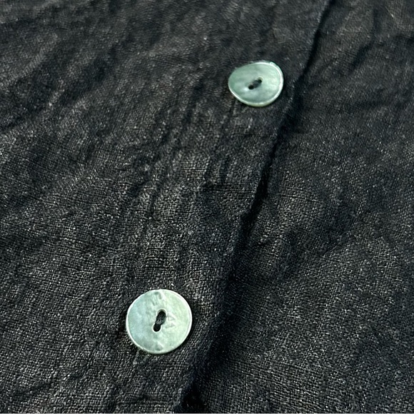 Flax linen button cardigan/jacket - Picture 5 of 10